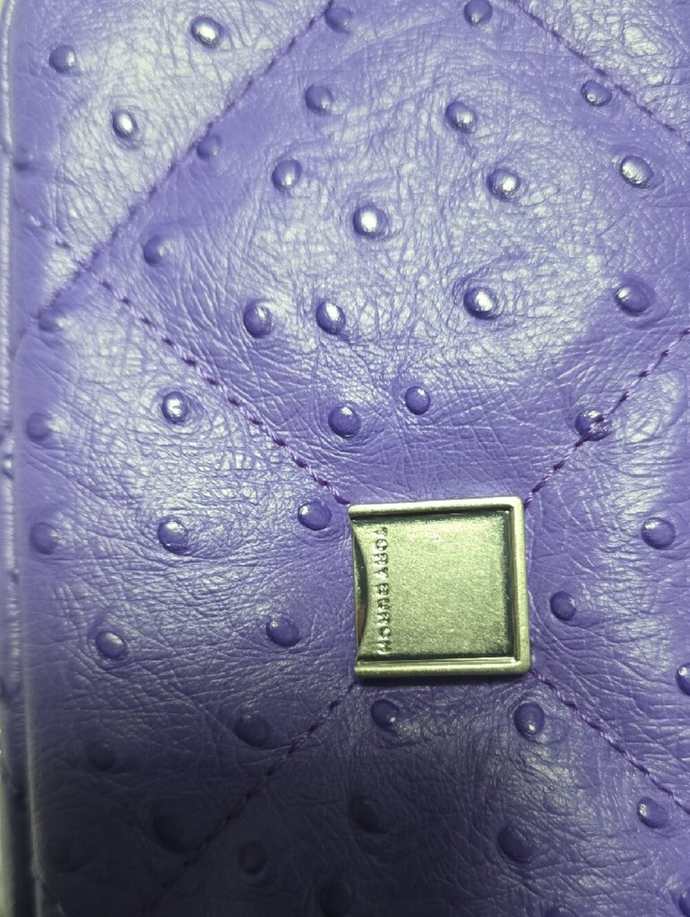 Tory Burch Violet Quilted Chain Strap Crossbody - Picture 4 of 5